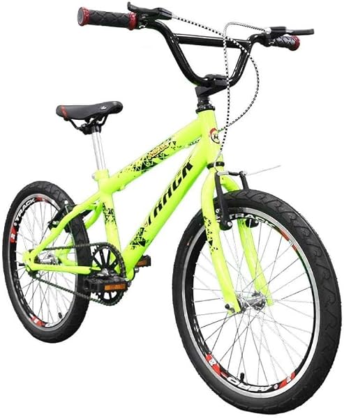 Bicicleta Aro 20 Noxx Amarela Neon Rodas Aero Track Bikes