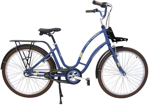 Bicicleta Aro 26 Retrô Anthon 3v Nexus Shimano Azul Nathor