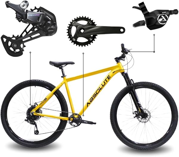 Bicicleta Aro 29 Absolute Nero 5 Shimano Deore 12v Freio Hidráulico