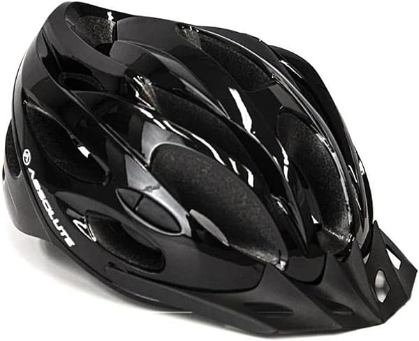 Capacete Absolute Nero com Sinalizador LED e Viseira MTB