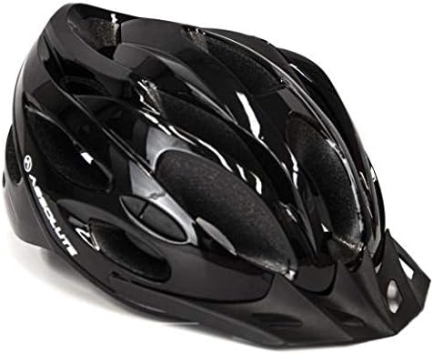 Capacete Ciclismo Bike Absolute Nero com Viseira e LED