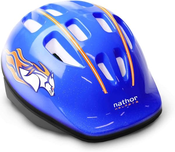 Capacete Infantil Nathor Azul para Bicicleta