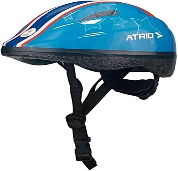 Capacete Infantil PP Estampa de Estrela Azul Atrio BI040