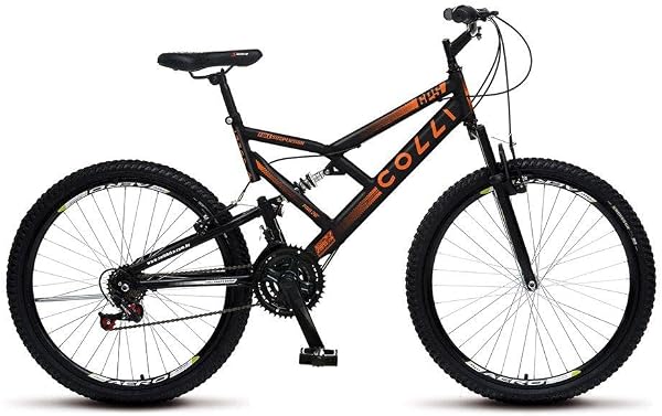 Colli GPS Aro 26 21 Marchas Dupla Suspensão Freio V-Brake