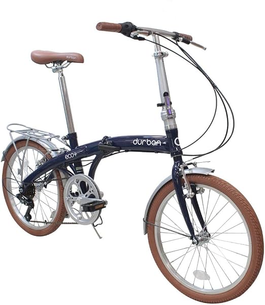 Durban Bicicleta ECO+ Dobravel Azul 6 Marchas