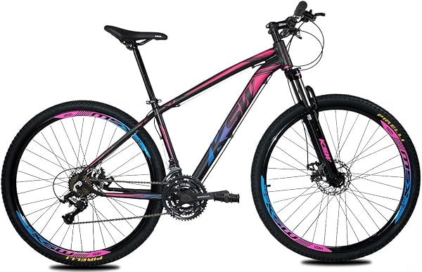 KSW XLT Color Aro 29 24v Freio Hidráulico Suspensão com Trava