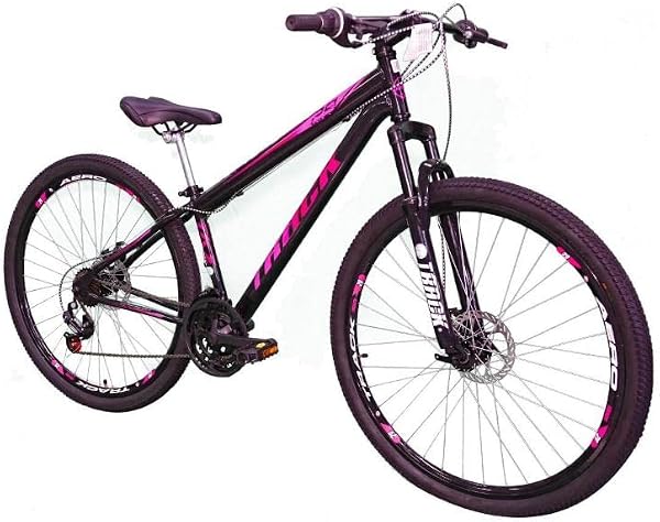 Track Bikes TB Niner MTB Aro 29 Preto e Pink